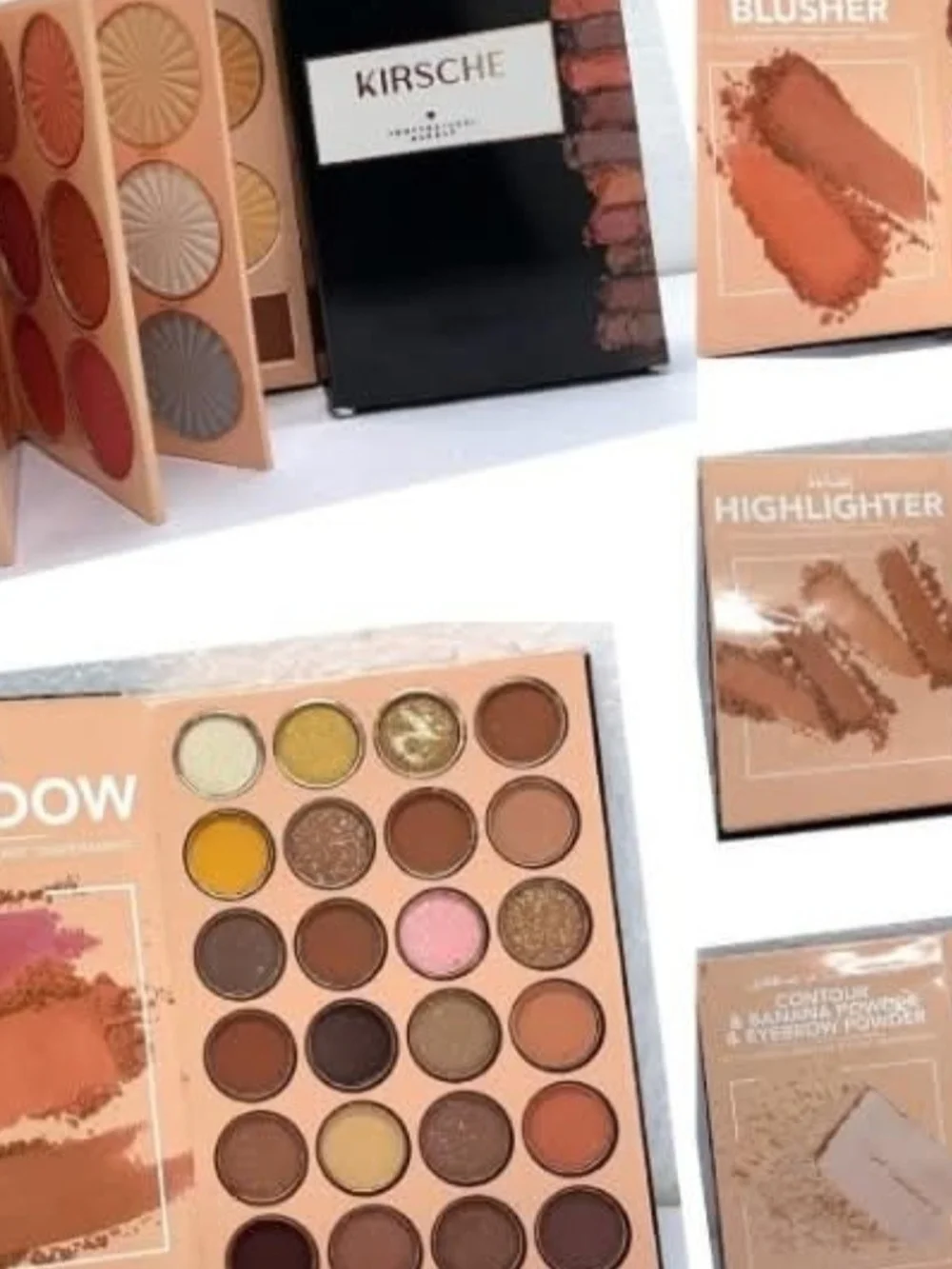 Kirsche 43 Fashion Face & Eyes Eyeshadow Palette - Peach Nude Pink
